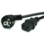 VALUE - Maitinimo laidas - CEE 7/7 (SCHUKO) (M) į IEC 60320 C19 (M) - 250 V AC - 16 A - 2 m - Juoda (19.99.1552)
