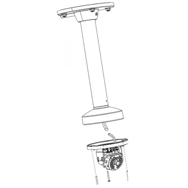 Hikvision DS-1271ZJ-110 Apsaugos kameros priedas – šviestuvas