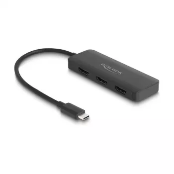 DeLOCK USB Type-C skirstytuvas DP Alt Mode į 3 x HDMI MST 4K 60 Hz