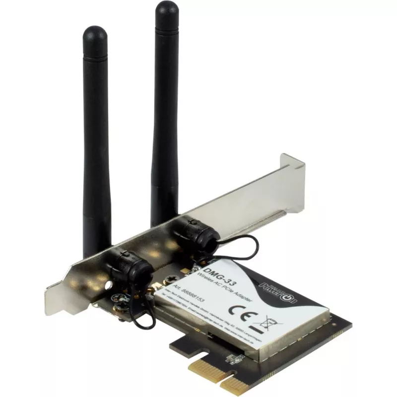 Vidinė WLAN plokštė Inter-Tech DMG-33 1300 Mbit/s