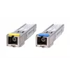 SFP WDM šviesolaidinis siųstuvų-imtuvų rinkinys Extralink 1.25G 1310/1550nm vienmodis 3km SC DOM