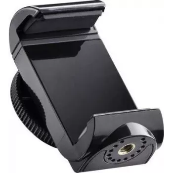 Walimex Mantona SM-850 Smartphone Twist Mount – universalus laikiklis su sukamu užraktu, spaustuvės diapazonas 55–85 mm
