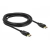 Delock DisplayPort kabelis, DisplayPort (M) į DisplayPort (M), 3 m, su užraktu, juodas