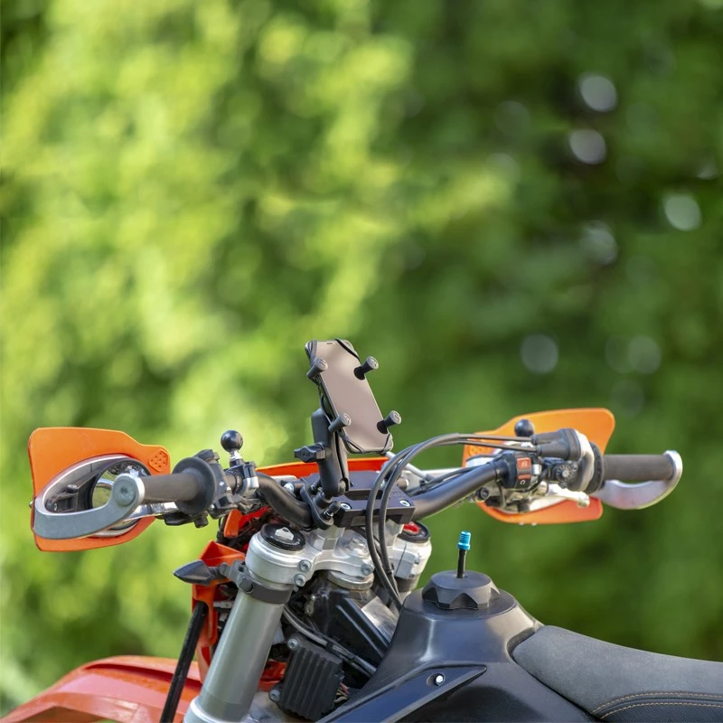 RAM Mounts X-Grip telefono laikiklis su vairo U formos varžtų pagrindu