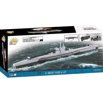 Povandeninio laivo modelis Cobi U-47 T.VIIB 1:300 rinkinys