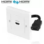 HDMI sieninė jungtis PureLink X-HW001-1 vieno prievado įleista HDMI jungtis montavimui į sieną