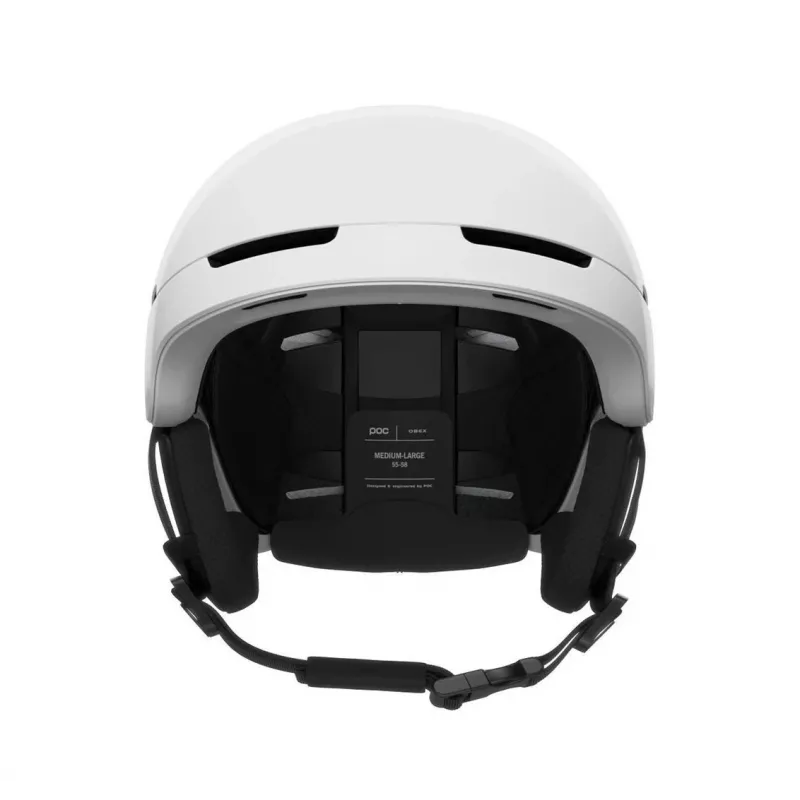 Atviras šalmas POC Obex MIPS – kietas apvalkalas, M/L (55–58 cm), ABS, EPS, matinė balta, 500 g