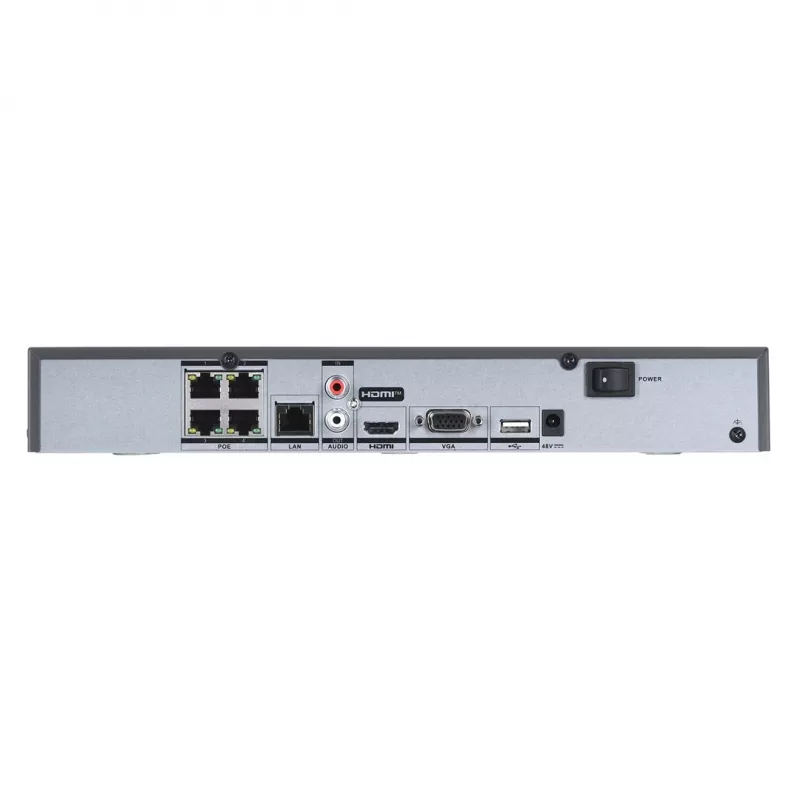 Tinklinis vaizdo registratorius Hikvision DS-7604NXI-K1/4P 4 kanalai 4K