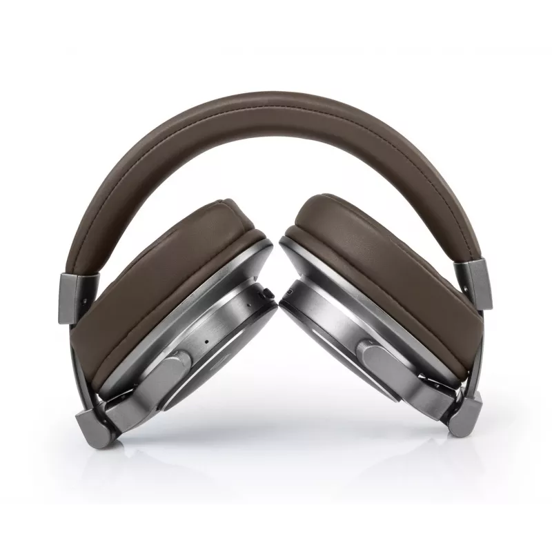 Muse M-278 BT belaidės ausinės, ant ausų, lankeliu, Micro-USB, Bluetooth, ruda, sidabrinė