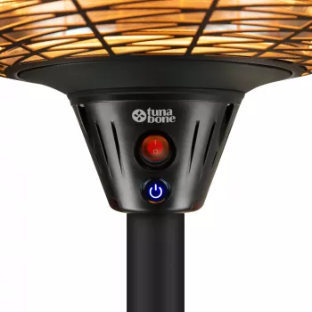 Elektrinis stovimas infraraudonųjų spindulių terasinis šildytuvas TARGUS TB2068S-01, 2000 W, 3 galios lygiai, IP45, iki 20 m²