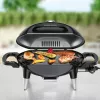 ROMMELSBACHER BBQ 4000, 2200 W, elektrinis grilis, 300 °C, stalinis, rūdžių spalvos