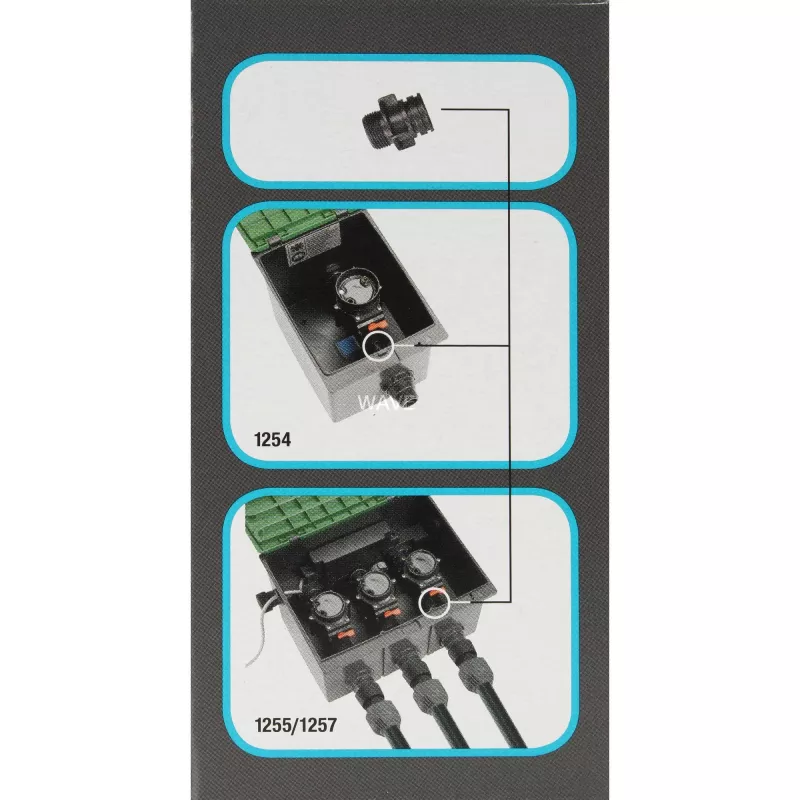 Sodo dušo priedas Gardena 5319-20 juodas, suderinamas su Ventilbox V1 V3