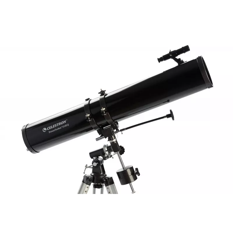 Celestron PowerSeeker 114EQ Refraktoriaus teleskopas 45x Juodas