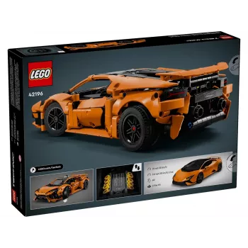 LEGO TECHNIC 42196 Lamborghini Huracán Tecnica Oranžinis