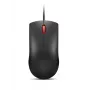 Laidinė USB-A pelė Lenovo 120 – juoda, ambidekstrinė, 1600 DPI, 3 mygtukai, 1,5 m kabelis