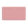 Logitech Keys-To-Go belaidė Bluetooth klaviatūra, QWERTY ispanų kalba, rožinė, skirta Apple iPad/iPhone/TV