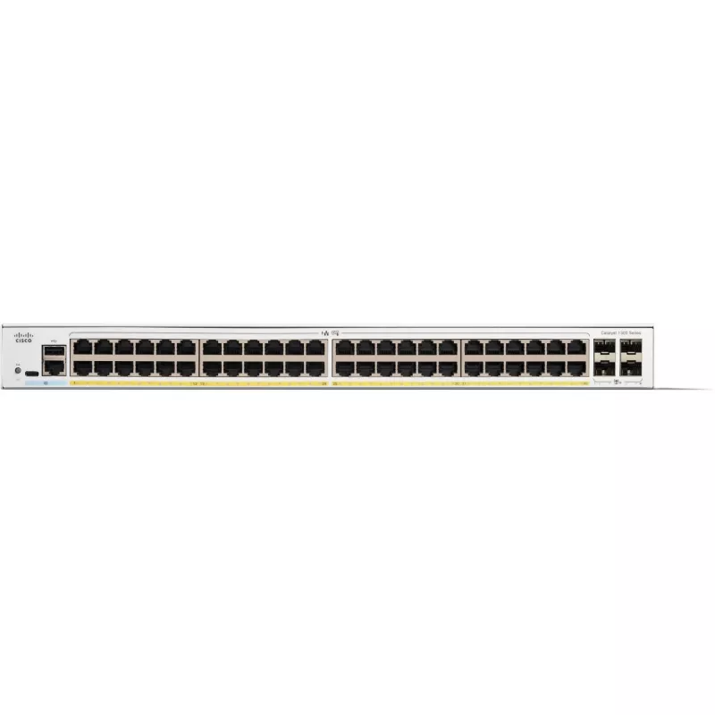 Valdomas jungiklis Cisco Catalyst 1300-48FP-4X 48 prievadų GE Full PoE 4x10GE SFP+