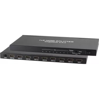 HDMI skirstytuvas ShiverPeaks SHVP SP05-10003 — 4K 60Hz, 8 išėjimų