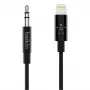 Belkin Kabel Lightning auf Kopfhöreranschluss - Lightning männlich bis Stereo Mini-Klinkenstecker männlich - 91.4 cm - Schwarz - für Apple iPhone (Lig