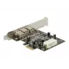 DeLOCK PCI Express FireWire A/B sąsajos plokštė 89153