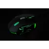 Laidinė optinė pelė IBOX Aurora A-1 – dešinei rankai, 6 mygtukai, 2400 DPI, USB Type-A, LED apšvietimas, 1,8 m laidas