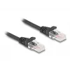 DeLOCK RJ45 spiralinis tinklo kabelis, vyriškas-kištukas, Cat.5e, 2 m, juodas