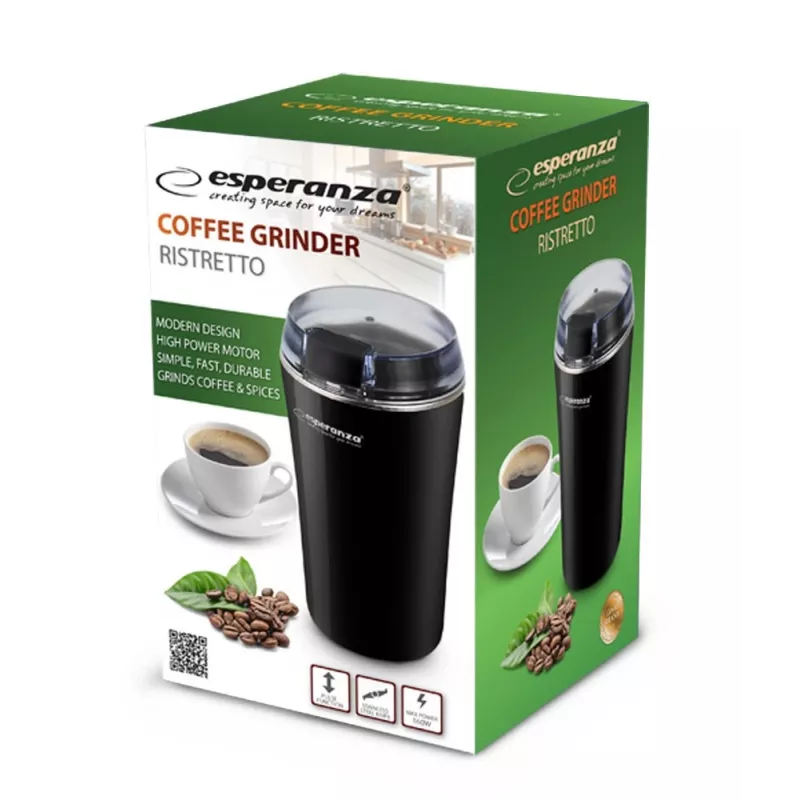 Maltuvas kavai ESPERANZA EKC008K — 160 W, 70 g talpa, juodas