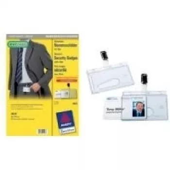 ID kortelės laikiklis Avery 4826 skaidrus 25 vnt 85x54 mm