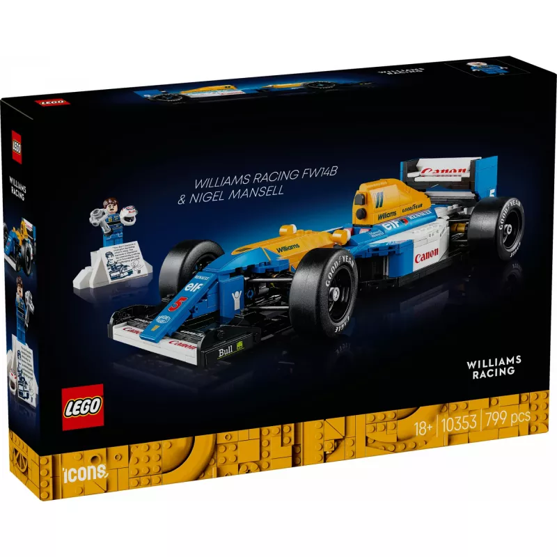 LEGO ICONS 10353 Williams Racing FW14B ir Nigel Mansell