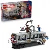Konstrukcinis žaislas LEGO Marvel Super Heroes 76321 Spider-Man Doc Ock Subway Showdown, 393 detalės, 4 minifigūrėlės, nuo 9 metų
