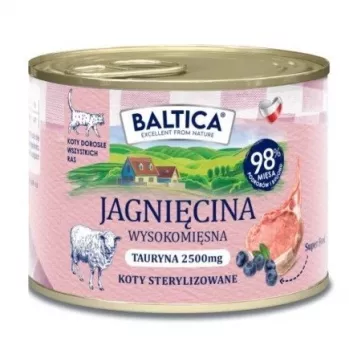 BALTICA regional flavours Ėriena - šlapias kačių ėdalas - 185g