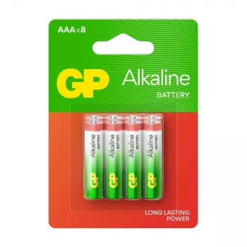 Šarminės AAA baterijos GP Long Lasting Power 1,5 V, pakuotė po 20 vnt.