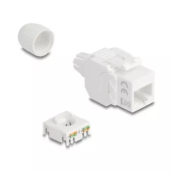 Keystone RJ45 modulis DELOCK 90721 Cat.6A UTP 180° lizdas LSA