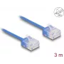 DeLOCK RJ45 Cat.6 UTP tinklo kabelis 3 m mėlynas