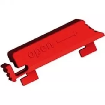 Kabelio raištis Bachmann 940.103, plastikinis, raudonas, 12 vnt.