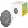 Prie durų skambučio garsiakalbis Hombli Doorbell Chime 2, belaidis 433,92 MHz, AC 110–240V, C tipo kištukas, pilka/balta