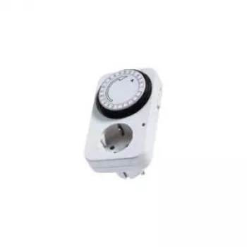 Kasdieninis laikmatis Bachmann 24h 1x Schuko 16A/230V~/3680W Baltas
