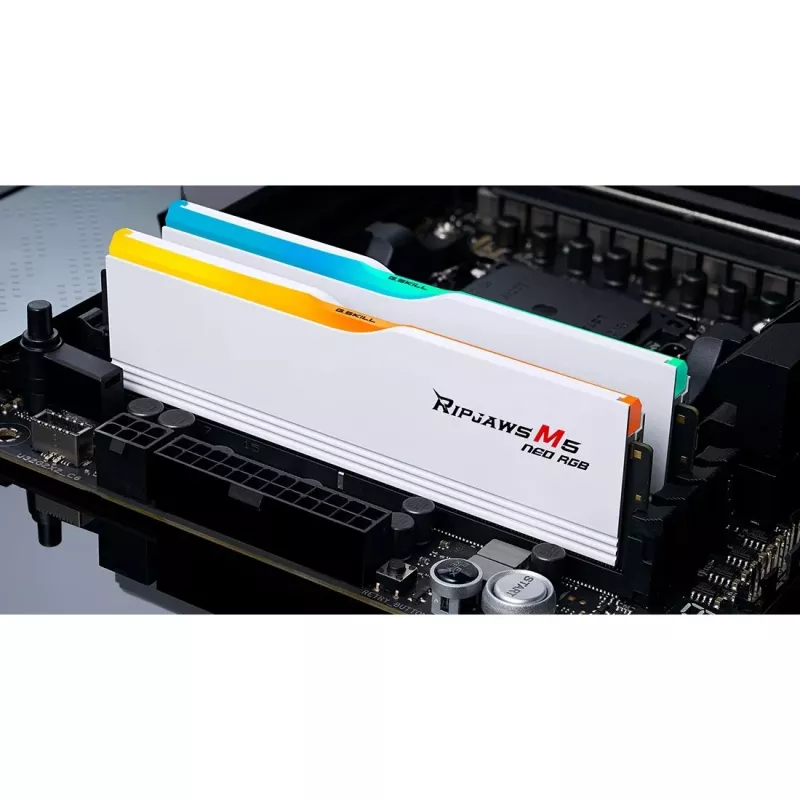 G.Skill Ripjaws M5 Neo 64 GB (2x 32 GB) DDR5-6000 Dual-Kit, balta, AMD EXPO