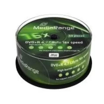 MEDIARANGE 50 vnt. DVD+R - 4.7 GB (120 min.) 16x
