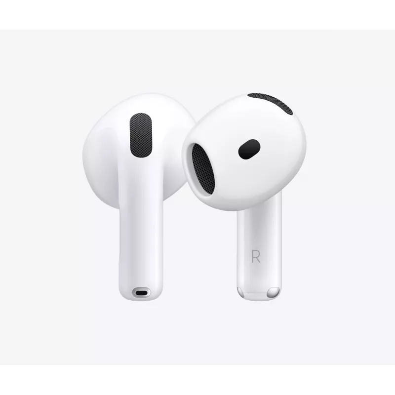 Apple AirPods 4 Belaidės ausinės į ausis – pokalbiams, muzikai, sportui ir kasdienai, baltos, Bluetooth
