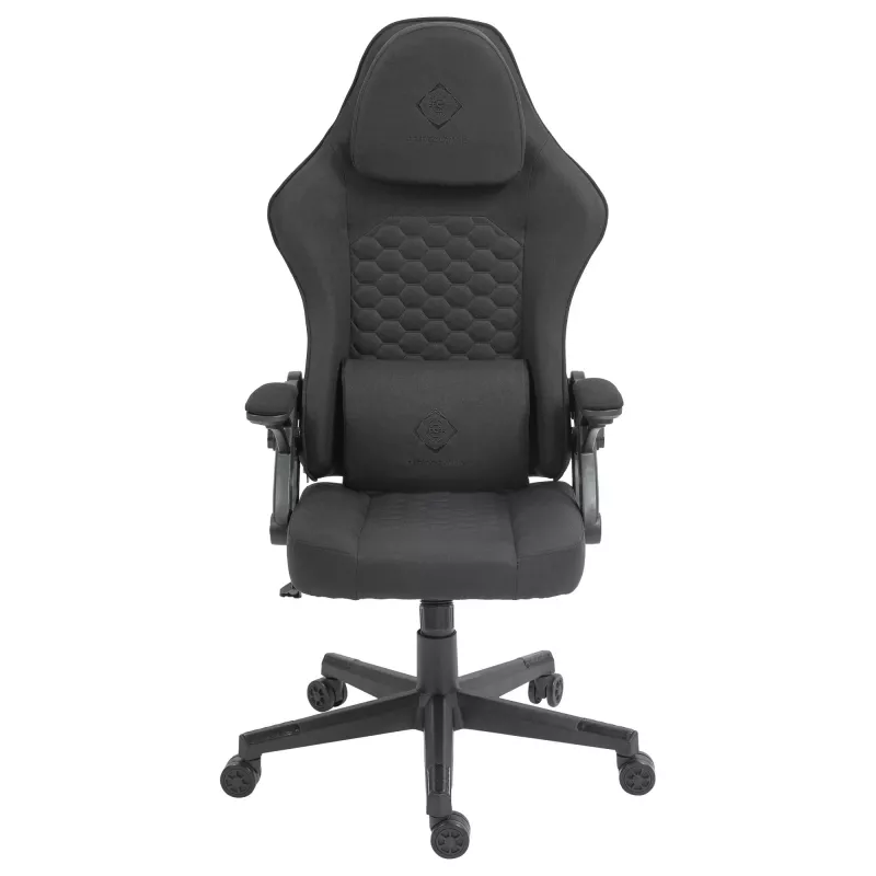 Deltaco DC130 žaidimų kėdė Soft Woven Mesh juoda (GAM-180)