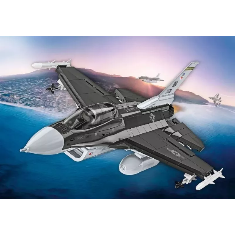 Statybinis rinkinys Cobi F-16D Fighting Falcon, 436 dalių
