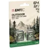 Flash atminties kortelė Emtec 64GB UHS-I U3 V30 Outdoor ECMSD64GXCU3ORP
