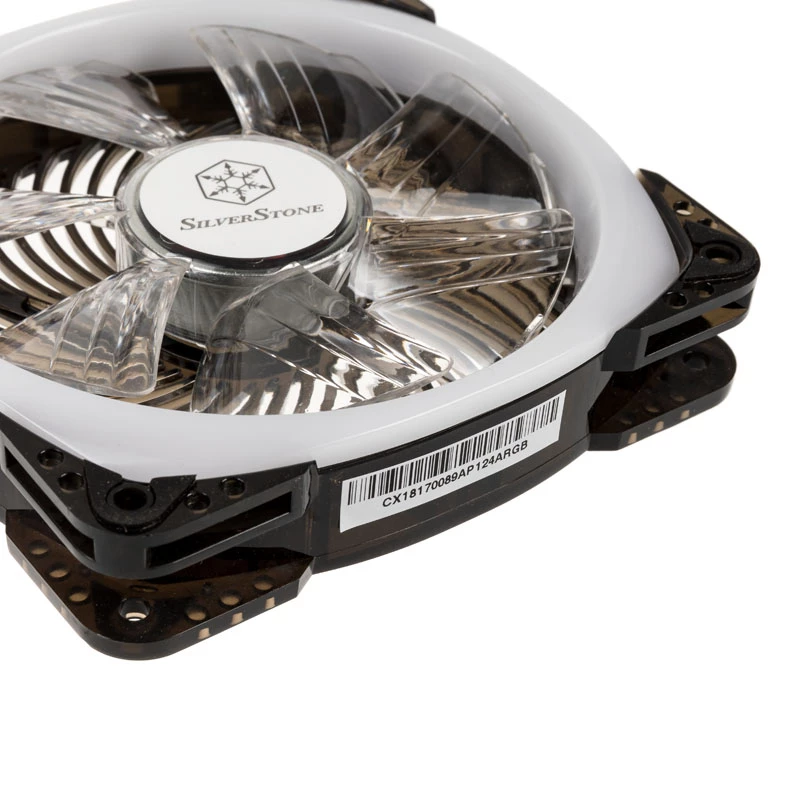 SilverStone SST-AP124-ARGB 120mm ARGB korpuso ventiliatorius - juodas