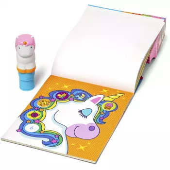 Melissa & Doug Sticker WOW! Unicorn veiklos pagalvėlių rinkinys