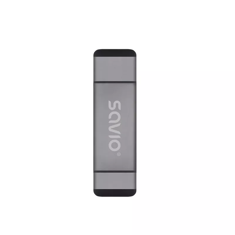 Kortelių skaitytuvas SD 3v1, USB-C + USB-A 2.0 + Micro USB
