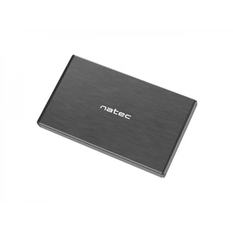 NATEC RHINO GO korpusas USB 3.0 2,5'' SATA HDD/SSD, juodas aliuminis