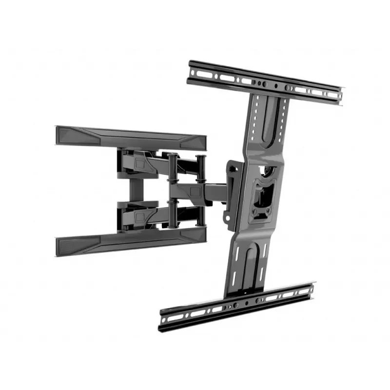 Sieninis TV laikiklis ART LCD/LED 40–75 col., iki 45 kg, pakreipiamas ir pasukamas, aukštis 52–380 mm, max VESA 600x400