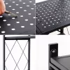 Stovo įrankių laikiklis sodui Top e shop Rack FS004 – laisvai pastatomas, cinkuotas plienas, 720×340×1270 mm, 50 kg talpa