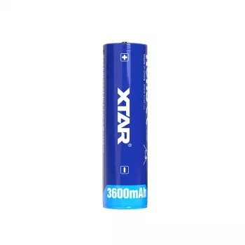 Įkraunama ličio jonų baterija XTAR BAT0669 18650 3.6V 3600mAh, Ø 18,5×68,8 mm